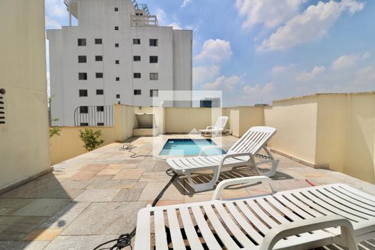 Área comum - Piscina de apartamento para alugar com 1 quarto, 38m² em Consolação, São Paulo