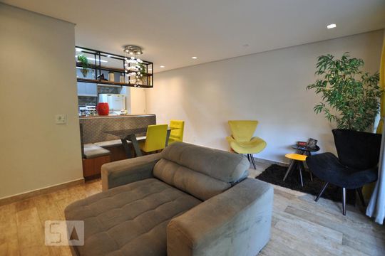 Sala de apartamento à venda com 2 quartos, 93m² em Vila Monumento, São Paulo