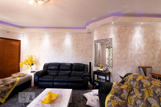 Sala de Estar de apartamento à venda com 3 quartos, 130m² em Vila Nova Cachoeirinha, São Paulo