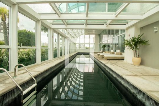 Área Comum - Jacuzzi de kitnet/studio para alugar com 1 quarto, 37m² em Três Figueiras, Porto Alegre