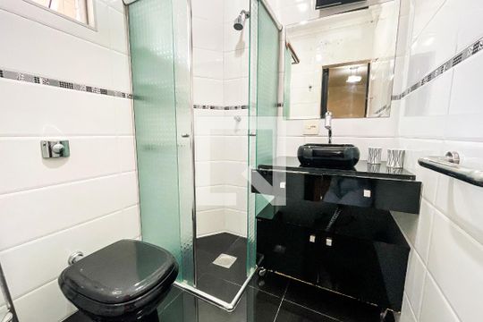 Banheiro da Suíte de apartamento à venda com 3 quartos, 111m² em Pinheiros, São Paulo