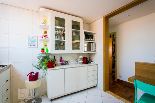 Cozinha de apartamento à venda com 3 quartos, 112m² em Centro, Santo André