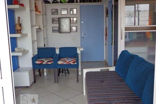 Sala de apartamento para alugar com 1 quarto, 40m² em Água Branca, São Paulo
