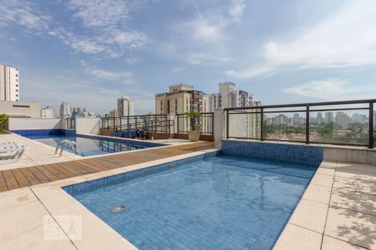 Piscina de kitnet/studio para alugar com 1 quarto, 41m² em Cidade Monções, São Paulo