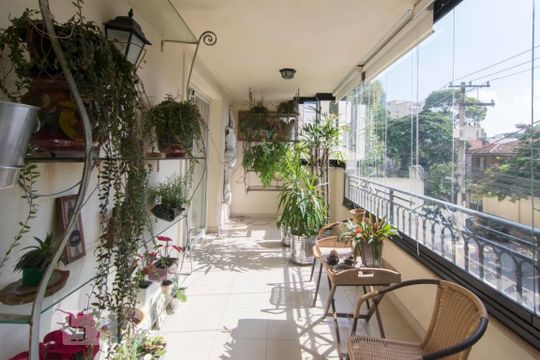 Varanda de apartamento à venda com 4 quartos, 308m² em Higienópolis, São Paulo