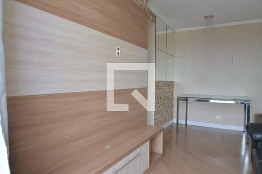 Sala de apartamento à venda com 2 quartos, 50m² em Vila Homero Thon, Santo André