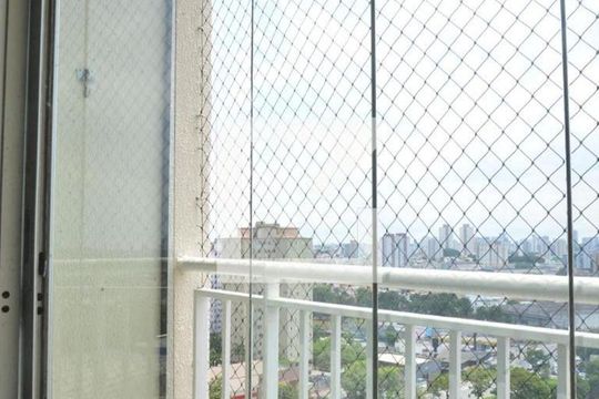 Varanda da Sala de apartamento à venda com 2 quartos, 50m² em Vila Homero Thon, Santo André