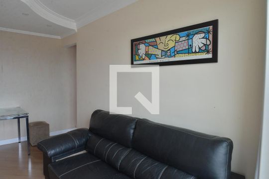 Sala de apartamento à venda com 2 quartos, 50m² em Vila Homero Thon, Santo André