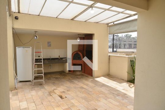 Área comum - Churrasqueira de apartamento à venda com 2 quartos, 50m² em Vila Homero Thon, Santo André