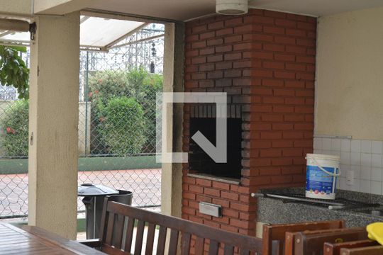 Área comum - Churrasqueira de apartamento à venda com 2 quartos, 50m² em Vila Homero Thon, Santo André