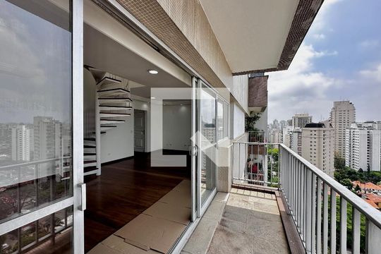 Sacada de apartamento à venda com 4 quartos, 269m² em Campo Belo, São Paulo