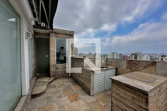 Varanda Superior de apartamento à venda com 4 quartos, 269m² em Campo Belo, São Paulo