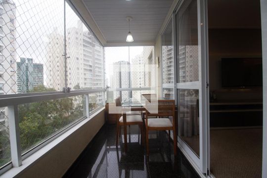 Varanda gourmet de apartamento para alugar com 3 quartos, 116m² em Vila Andrade, São Paulo