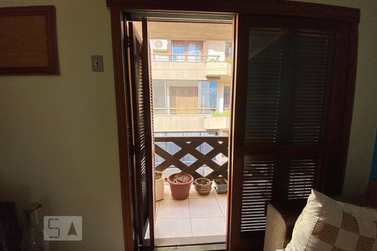 Porta Janela da Sala de apartamento à venda com 2 quartos, 58m² em Centro, São Leopoldo