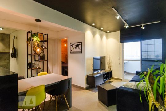 Sala de apartamento à venda com 2 quartos, 65m² em Baeta Neves, São Bernardo do Campo