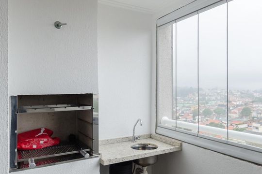 Varanda de apartamento à venda com 2 quartos, 65m² em Baeta Neves, São Bernardo do Campo