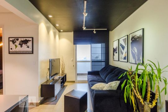 Sala de apartamento à venda com 2 quartos, 65m² em Baeta Neves, São Bernardo do Campo