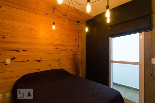 Quarto da suíte de apartamento à venda com 2 quartos, 65m² em Baeta Neves, São Bernardo do Campo