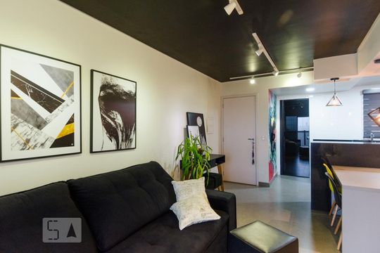 Sala de apartamento à venda com 2 quartos, 65m² em Baeta Neves, São Bernardo do Campo