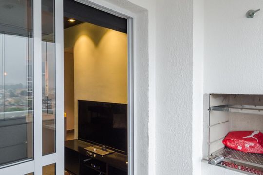 Varanda de apartamento à venda com 2 quartos, 65m² em Baeta Neves, São Bernardo do Campo