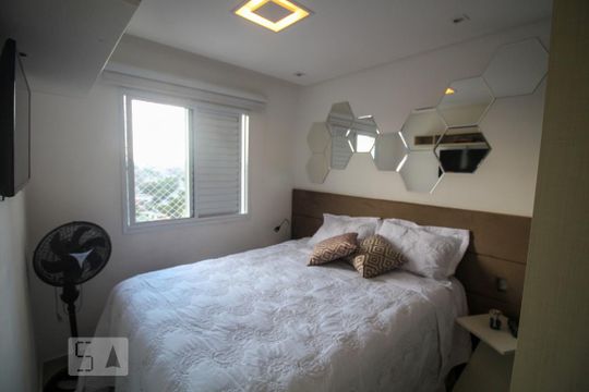 Quarto Suíte de apartamento à venda com 2 quartos, 57m² em Vila Oratório, São Paulo
