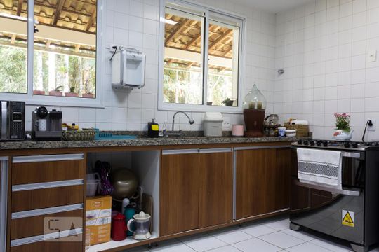 Cozinha de casa de condomínio à venda com 6 quartos, 305m² em Vargem Grande, Rio de Janeiro