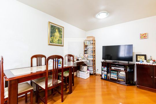 Sala de apartamento à venda com 2 quartos, 77m² em Vila Clementino, São Paulo
