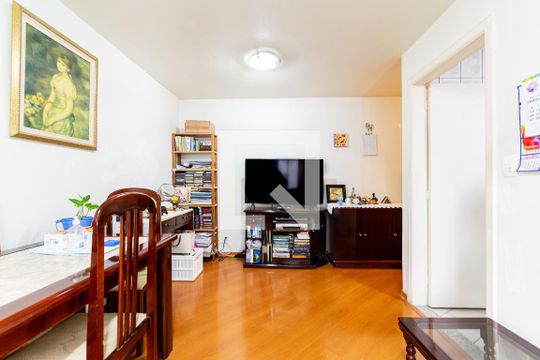 Sala de apartamento à venda com 2 quartos, 77m² em Vila Clementino, São Paulo