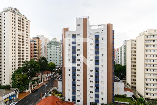 Vista da Sala de apartamento à venda com 2 quartos, 77m² em Vila Clementino, São Paulo