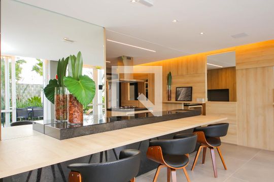 Área comum - Salão de festas de apartamento à venda com 2 quartos, 58m² em São Sebastião, Porto Alegre