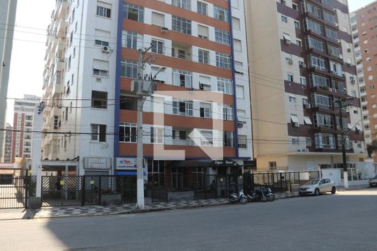 Fachada do Prédio de apartamento para alugar com 1 quarto, 21m² em Itararé, São Vicente