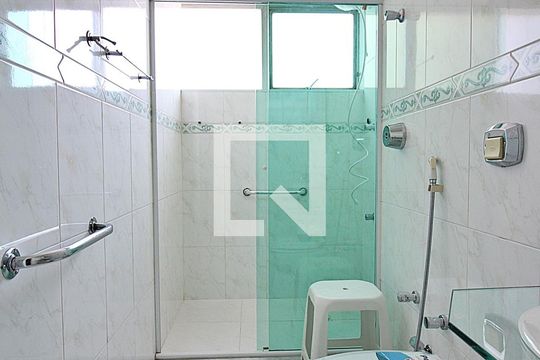 Banheiro Social de apartamento à venda com 3 quartos, 90m² em Centro, São Bernardo do Campo
