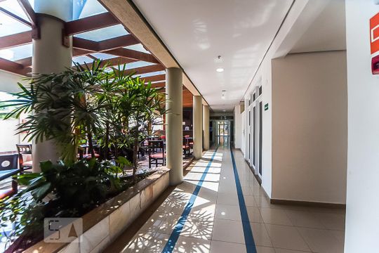 Área comum de apartamento à venda com 1 quarto, 44m² em Centro, Santo André