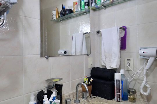 Banheiro de apartamento para alugar com 1 quarto, 44m² em Centro, Santo André