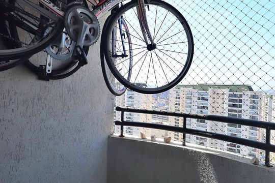 Varanda de apartamento à venda com 1 quarto, 44m² em Centro, Santo André