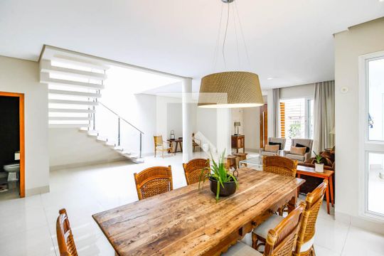 Sala de jantar de casa para alugar com 5 quartos, 430m² em Brooklin Paulista, São Paulo