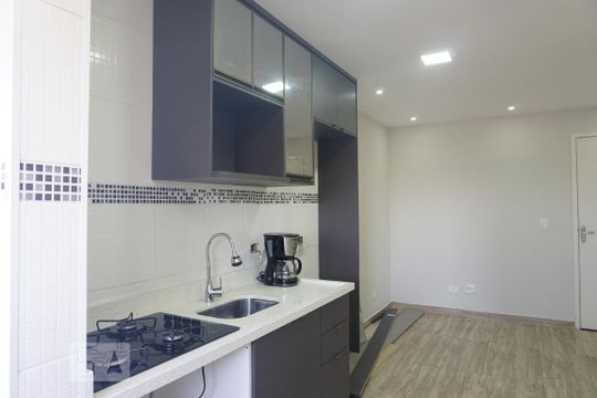 Sala/Cozinha de apartamento para alugar com 2 quartos, 40m² em Vila Nhocune, São Paulo