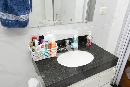 Banheiro de apartamento à venda com 3 quartos, 120m² em Botafogo, Rio de Janeiro