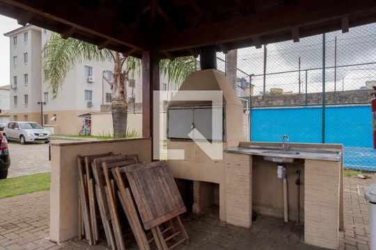 Área comum - Churrasqueira de apartamento à venda com 2 quartos, 60m² em Sarandi, Porto Alegre