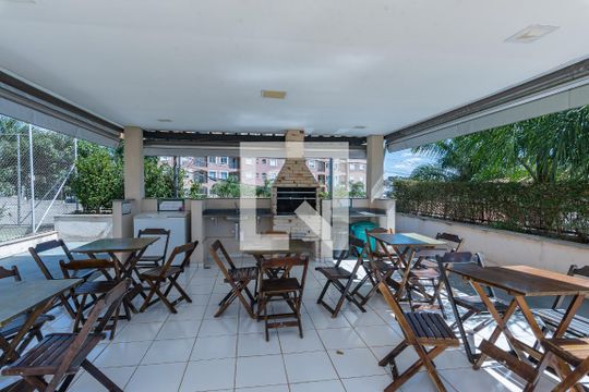 Área comum - Churrasqueira de apartamento para alugar com 2 quartos, 55m² em Vila Satúrnia, Campinas