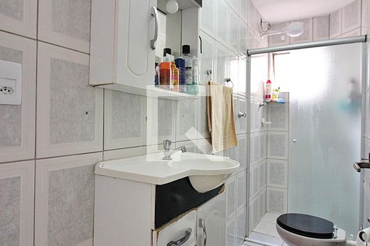 Banheiro Social de apartamento à venda com 2 quartos, 66m² em Jardim do Mar, São Bernardo do Campo