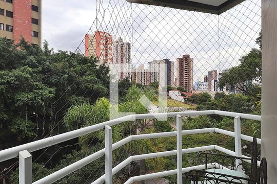 Varanda da Sala de apartamento à venda com 3 quartos, 130m² em Vila Bastos, Santo André