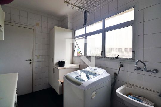 Área de Serviço de apartamento à venda com 3 quartos, 130m² em Vila Bastos, Santo André