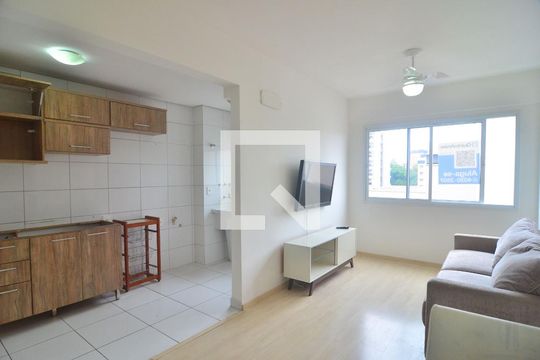 Sala de apartamento para alugar com 2 quartos, 57m² em Centro, Canoas