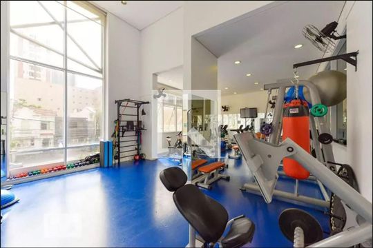 Área comum - Academia de apartamento para alugar com 2 quartos, 47m² em Pinheiros, São Paulo
