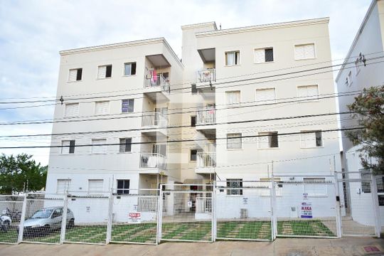 Fachada do bloco de apartamento para alugar com 3 quartos, 60m² em Jardim Novo Cambuí, Hortolândia