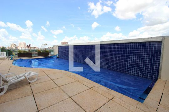 Área comum - Piscina de apartamento para alugar com 1 quarto, 68m² em Taguatinga Centro (taguatinga), Brasília