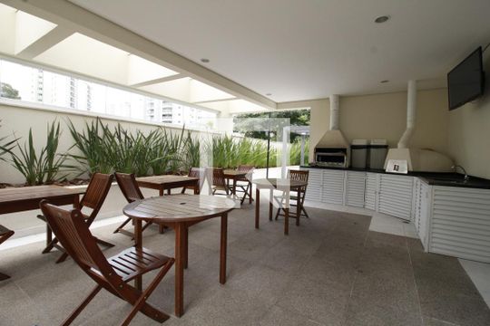Área comum - Churrasqueira de apartamento à venda com 2 quartos, 67m² em Vila Andrade, São Paulo