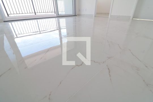 Detalhe Sala - piso de apartamento à venda com 2 quartos, 45m² em Vila Invernada, São Paulo