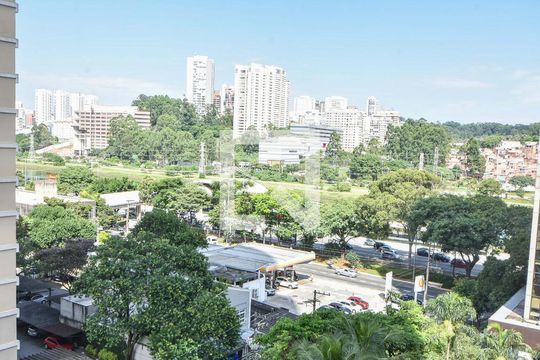 Vista av Nações Unidfas de apartamento para alugar com 1 quarto, 48m² em Cidade Monções, São Paulo